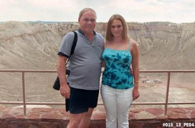 2004 - Don and Donna at Meteor Crater, AZ