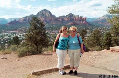 2004 - Donna and Karen at Sedona, AZ