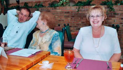 Jim's son David Criswell, mother Esther Criswell and sister Karen C. Boyd, photo #026_23