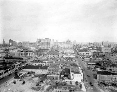 1926 - Downtown Miami after the hurricane