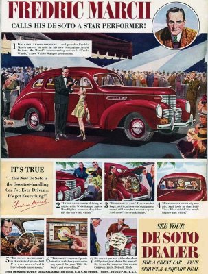 1940 - Chrysler DeSoto Ad