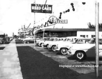 1957 - Spitzer Dodge on the southeast corner of NW 7 Avenue and 90 Street, Miami