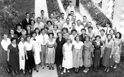 1951 - High school and young adult Sunday School group from Riverside Baptist Church