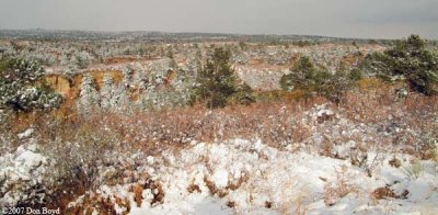 2007 - first snow of the 2007/2008 fall/winter season