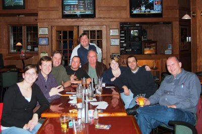 2007 - the BNA gang at Bailey's Sports Bar