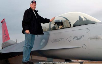 2007 - Paul Robbins and Alabama Air National Guard F-16D #AF87-0379