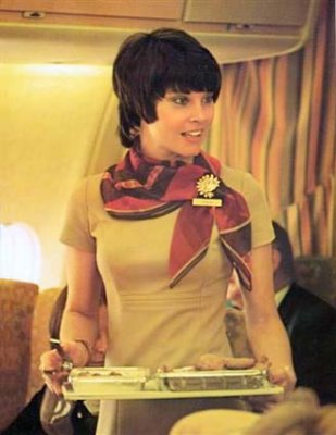 1970's - Cheryl, one of National Airlines beautiful flight attendants