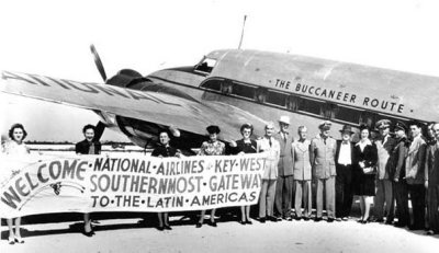 1944 - inaugural Key West to Havana flight by National Airlines