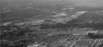 1954 - Marine Corps Air Station Miami at what is now Opa-locka Executive Airport and viewed from over the Cloverleaf