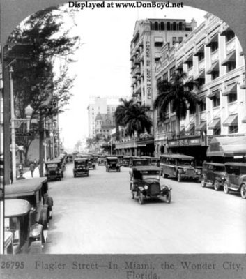1926 - looking down Flagler Street, downtown Miami