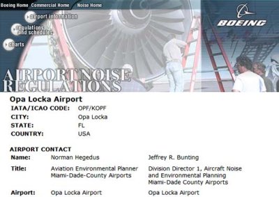 Boeing has it wrong as Opa Locka Airport