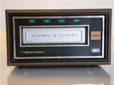 8-track stereo tape players