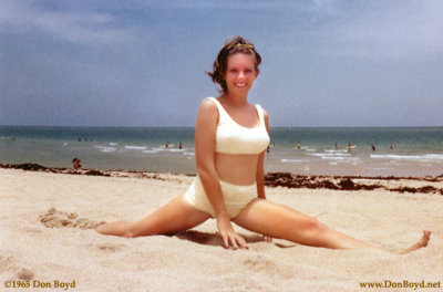 1965 - Mary Ann Knight at Haulover Beach