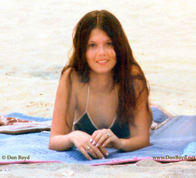 Mid to late 1970's - Kathey Z. at Hollywood Beach
