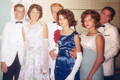 1965 - Jack Sullivan, Donna Douglas, Ray Kyse, Ellen, Mary Ann Knight and me