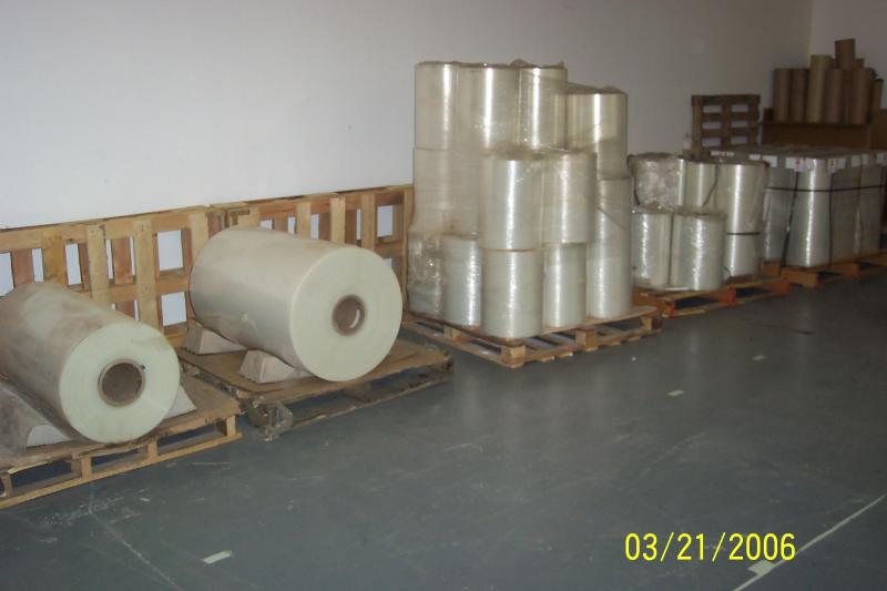 clear PE rolls
