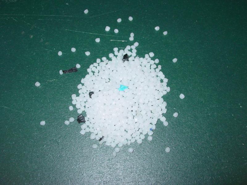 HDPE cap regrind and pellets