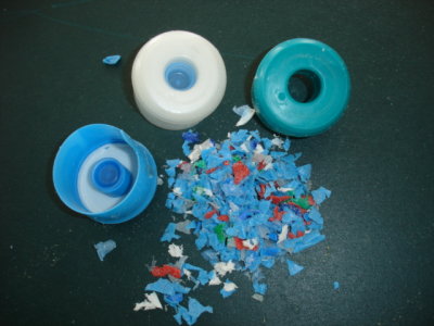 PE and PP mix color water bottle cap regrind