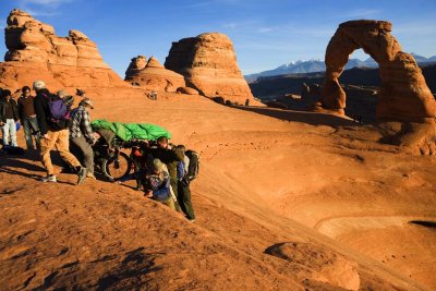 Rescue at Delicate Arch