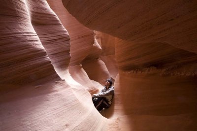 Mayank in Lower Antelope Canyons