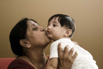 Sid with Grandma