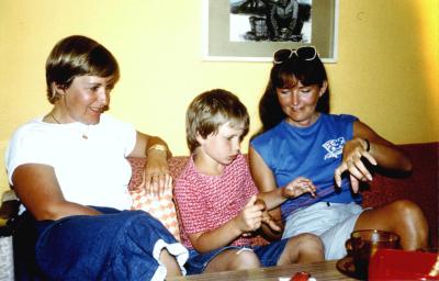 Margaret, Maggie (from AUS) with Tina 1983