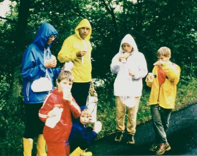 Maria, Tina, Sandra, Dieter, Uschi, Dirk 1984