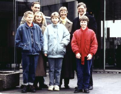 Dirk, Dieter, Uschi, Sandra Maria, me Tina 1987