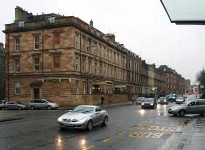 Our hotel in Sauchiehall St.