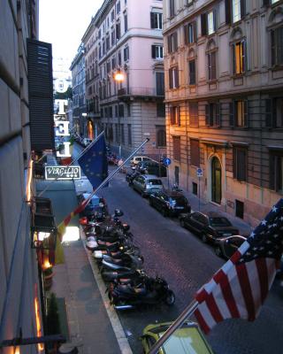 View from our hotel onto the Via Palermo 1