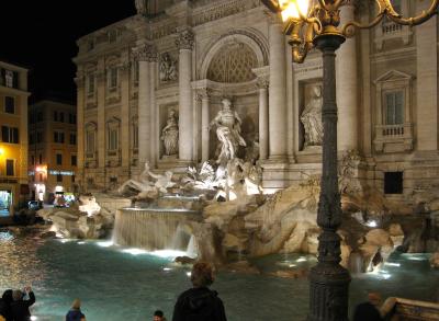 Fontana di Trevi with fewer tourists (for those who might not have seen it)