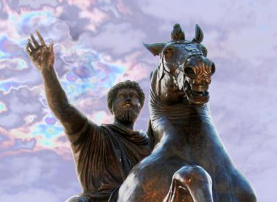 Marc Aurelius (replica) on Capitol Place
