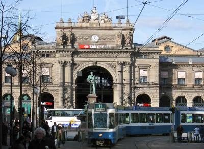 Central Station and Bahnhofsstrasse