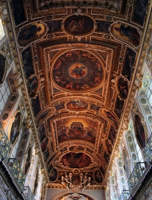 Inside the Chateau de Fontainebleau