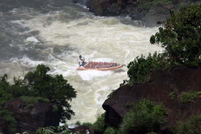 Going Under the Cataract, Iguazu Falls (Argentinian Side).