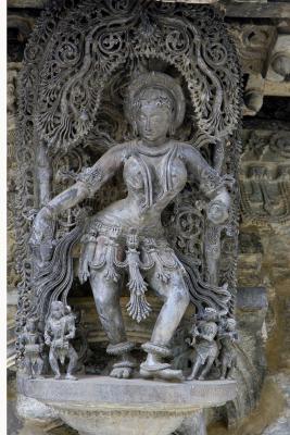 Detail, Chennakeshava Temple, Belur.