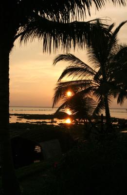 Sunset - Kumarakom Lake Resort, Kottayam.
