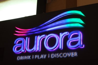 The Aurora Bar at the Luxor