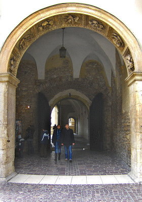 TUNNEL INTO THE COURTYARD