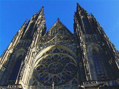 ST VITUS'S CATHEDRAL - WESTERN FACADE