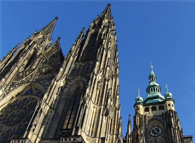 ST VITUS'S CATHEDRAL FACADE DETAILS