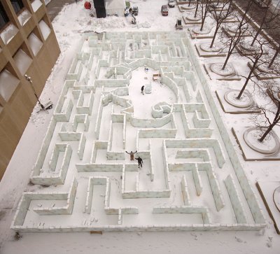 The World's Largest Ice Maze