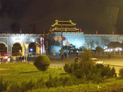 City Wall at night