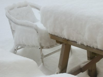 Snow on the table