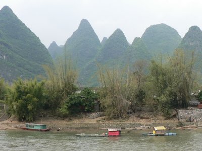 Boats on The Li River