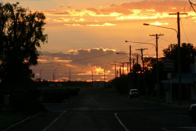 Sunset in Winton