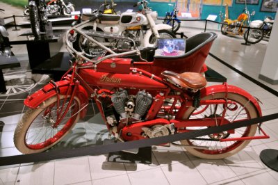 1916 Indian Powerplus with sidecar, restored