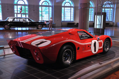 1967 Ford GT Mark IV, driven by Dan Gurney and A.J. Foyt to victory in the 1967 Le Mans 24-hour race in France.