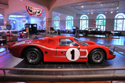 1967 Ford GT Mark IV, driven by Dan Gurney and A.J. Foyt to victory in the 1967 Le Mans 24-hour race in France.