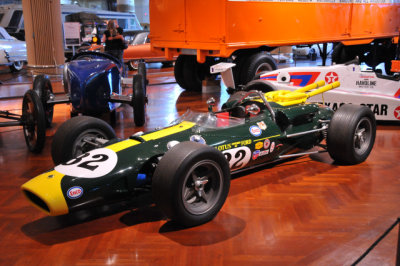 1965 Lotus 38, driven by Jim Clark and powered by Ford to victory in the 1965 Indianapolis 500.